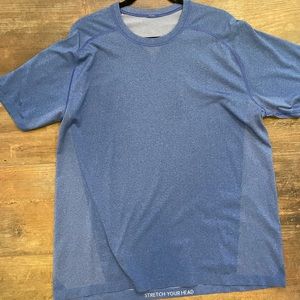 Lululemon Metal Vent blue shirt